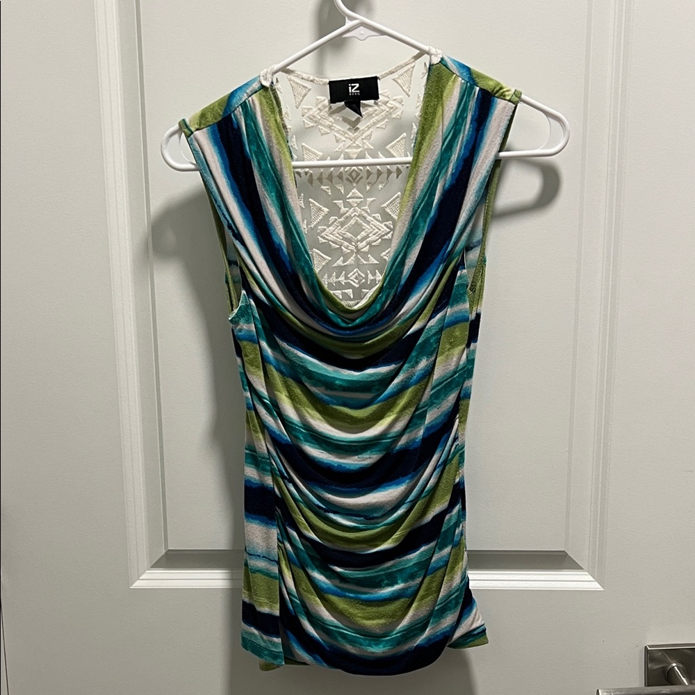 Iz Byer Multicolor Striped Tank Top